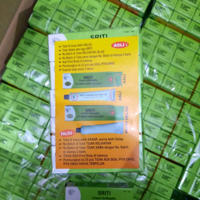 Jual Sriti Cream Antiseptic Original (10ml) | Shopee Indonesia