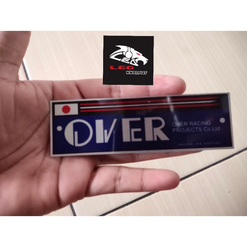 Jual Emblem Knalpot Racing Merek OVER RACING | Shopee Indonesia