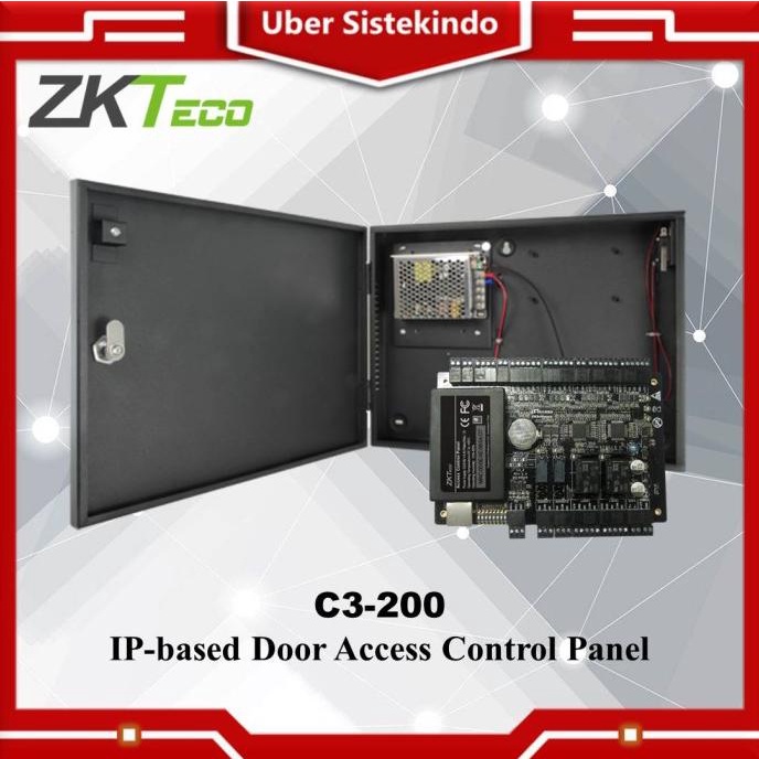 Jual Zkteco C3-200 Access Controller Door Access Control Panel 2 Door ...
