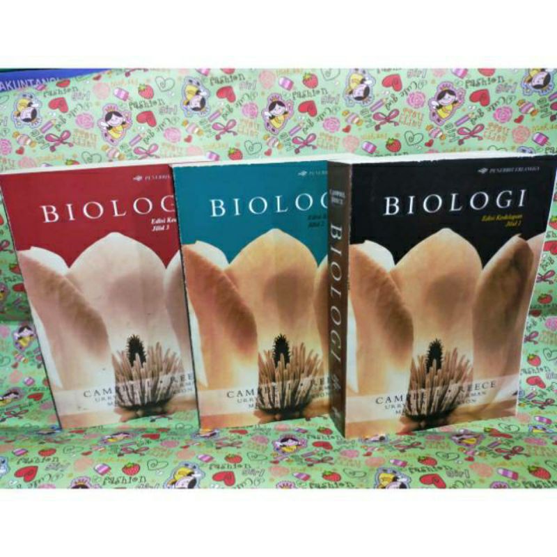 Jual PAKET BIOLOGI EDISI 8 JILID 1 2 & 3 BY CAMPBELL | Shopee Indonesia