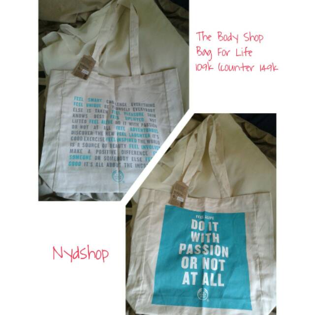 Body shop bag for life sale