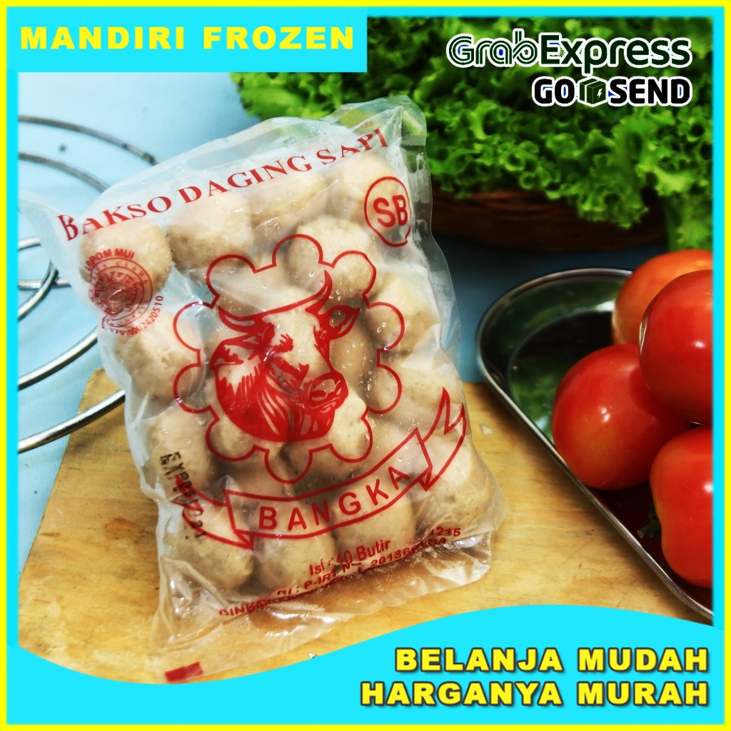 Jual Bakso Cap Bangka Unyil 100gr 20 Pcs Makanan Beku Olahan Murah