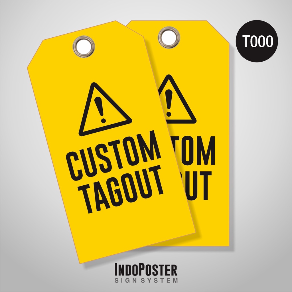 Jual Tag Out LOTO Lock Out Tag Out Safety K3 OSHA ANSI ISO Custom ...