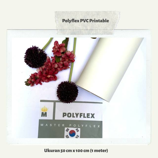 Jual Polyflex Printable PVC Korea Original Meteran Murah | Shopee Indonesia