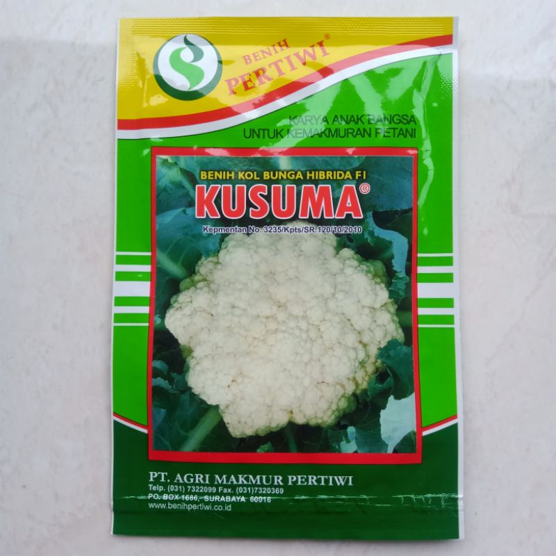 Jual Benih Kol Bunga Hibrida F1 Kusuma 10 Gram Exp Januari 2025