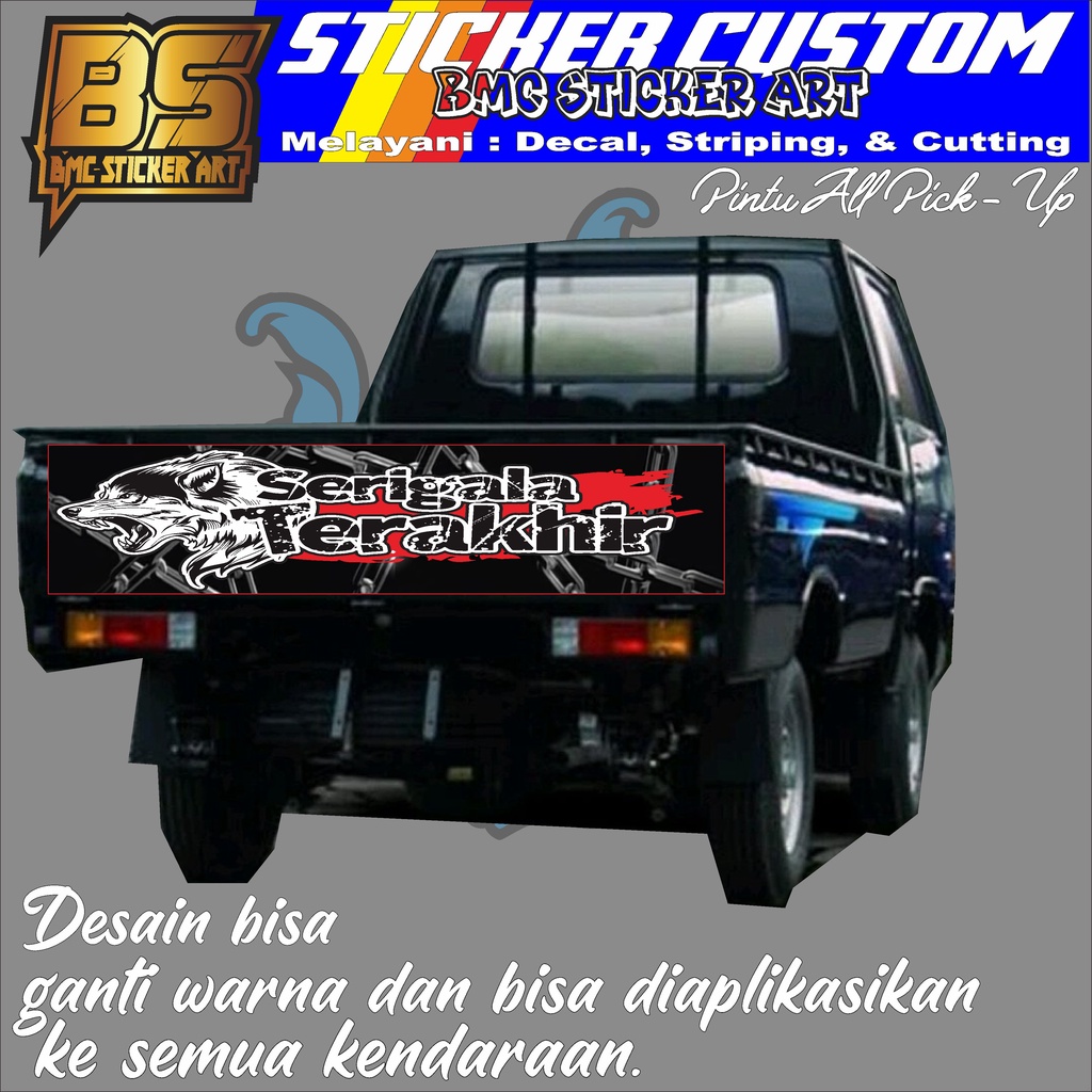 Jual Sticker Decal Bak Belakang Semua pick up custom - Sticker variasi ...