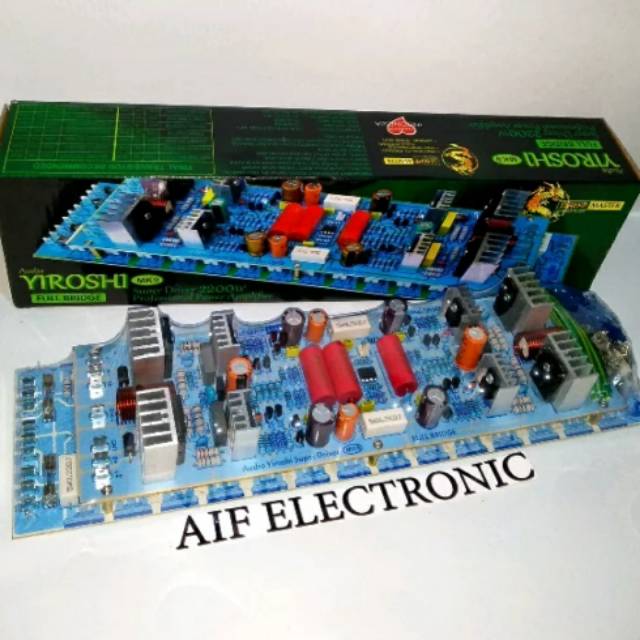 Jual Kit Profesional Power Amplifier YIROSHI MK9 min TR mono | Shopee