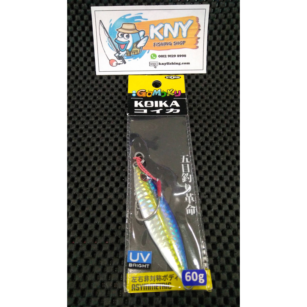 Jual metal jig storm gomoku koika biru ultra violet bright 60gr kny ...