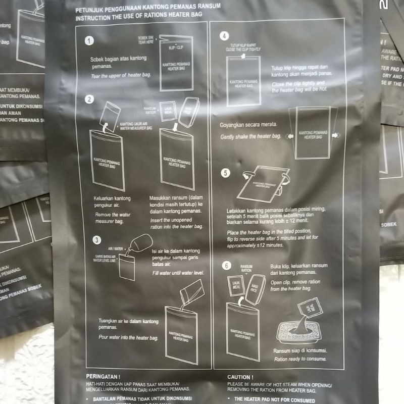 Jual KANTONG PEMANAS RANSUM / HEATERBAG RANSUM TANPA KOMPOR DAN APIII ...