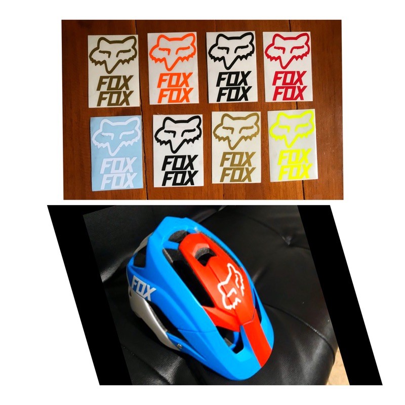 Jual stiker logo FOX untuk helm bia utk helm enduro lainnya | Shopee ...