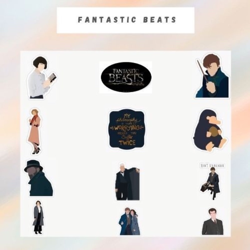 Jual FANTASTIC BEASTS stickers | aesthetic stickers fantastic beast ...