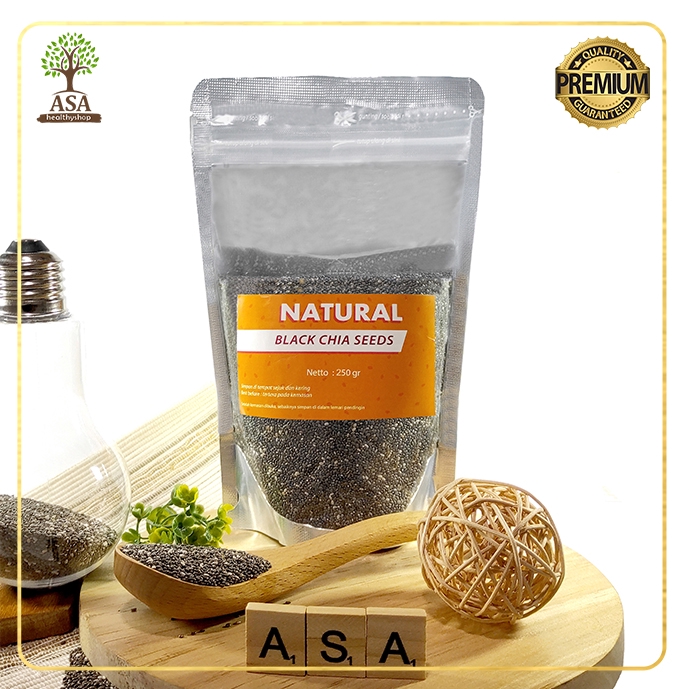 Jual Natural Black Chia Seed 250gr | Shopee Indonesia