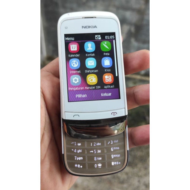 Jual Nokia C2 03 slide ,hape jadul layar sentuh dan dual sim ORIGINAL