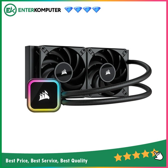 Jual Corsair ICUE H100i RGB Elite Liquid CPU Cooler | Shopee Indonesia