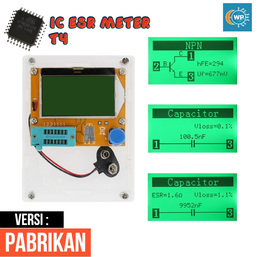 Jual IC Atmega328 untuk Semua Jenis ESR meter digital !!! tipe lcd 1602