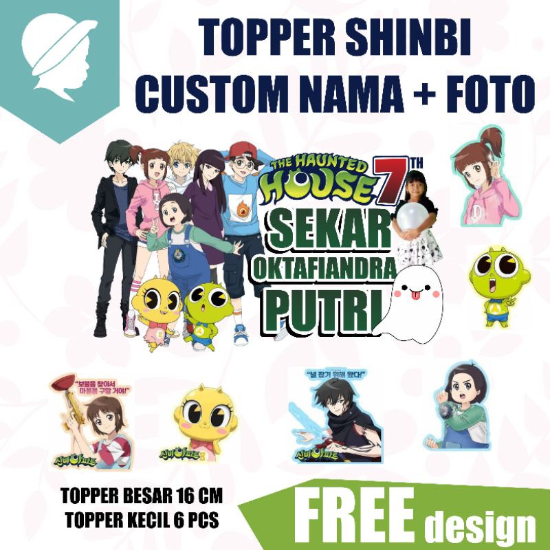 Jual TOPPER SHINBI CUSTOM NAMA + Foto | Shopee Indonesia