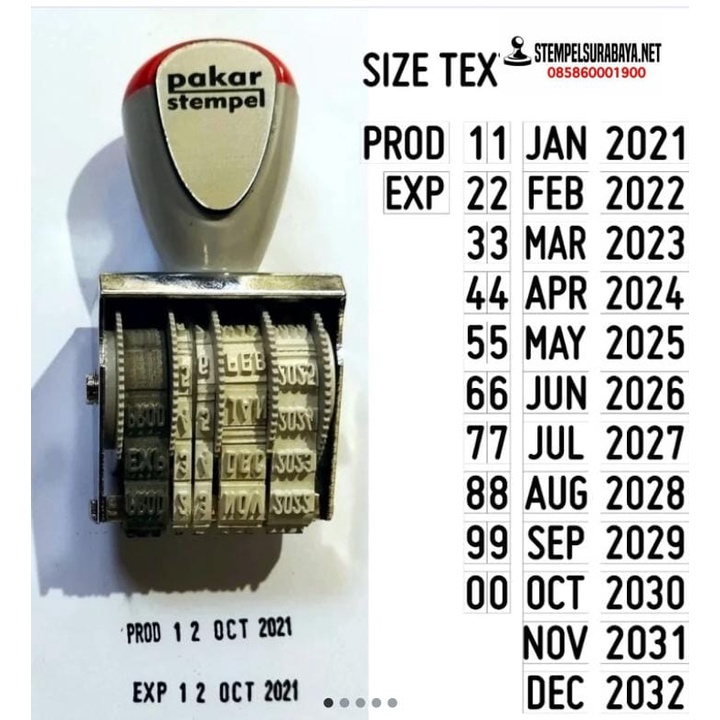 Jual paket stempel kode expired | Shopee Indonesia