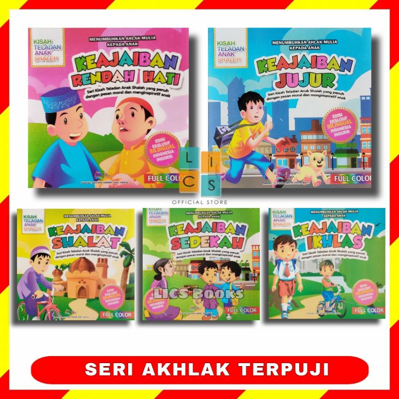 Jual Buku Cerita Anak Dua Bahasa Billingual Seri Akhlak Terpuji ...