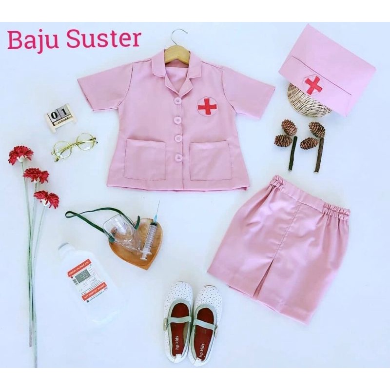 Jual Baju Suster Baju Perawat Kostum Perawat Baju Dokter Shopee