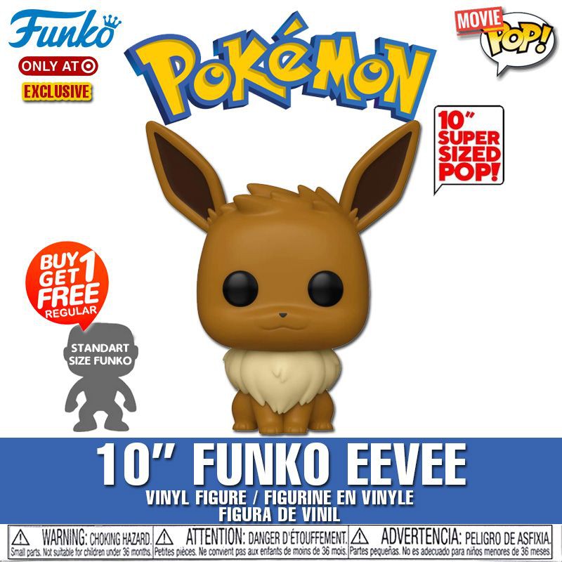 Jual PROMO Funko POP! Games: Pokemon - Eevee 10" Damaged Box (Target ...