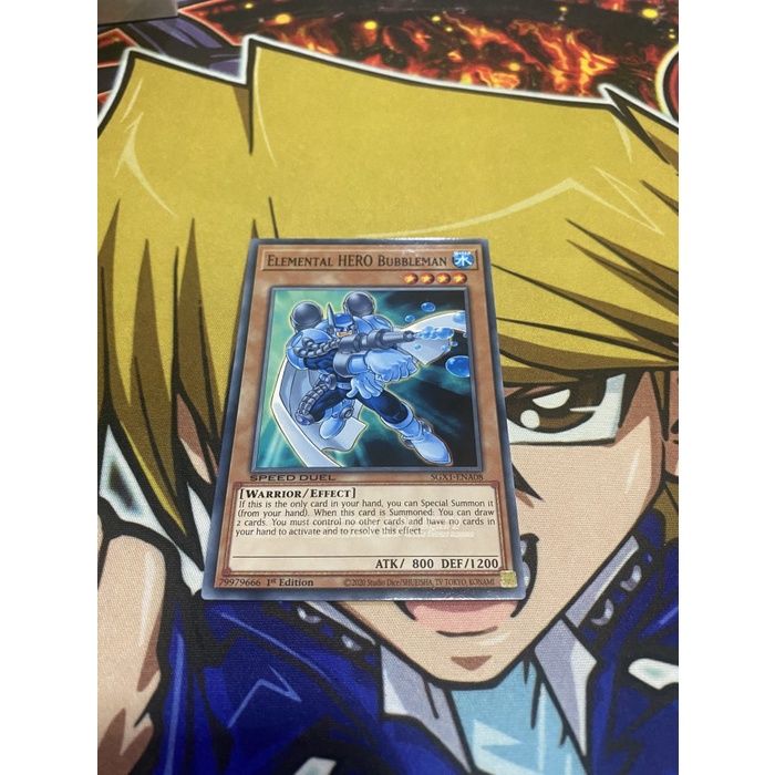 Jual Elemental Hero Bubbleman YUGIOH TCG Speed Duel GX | Shopee Indonesia