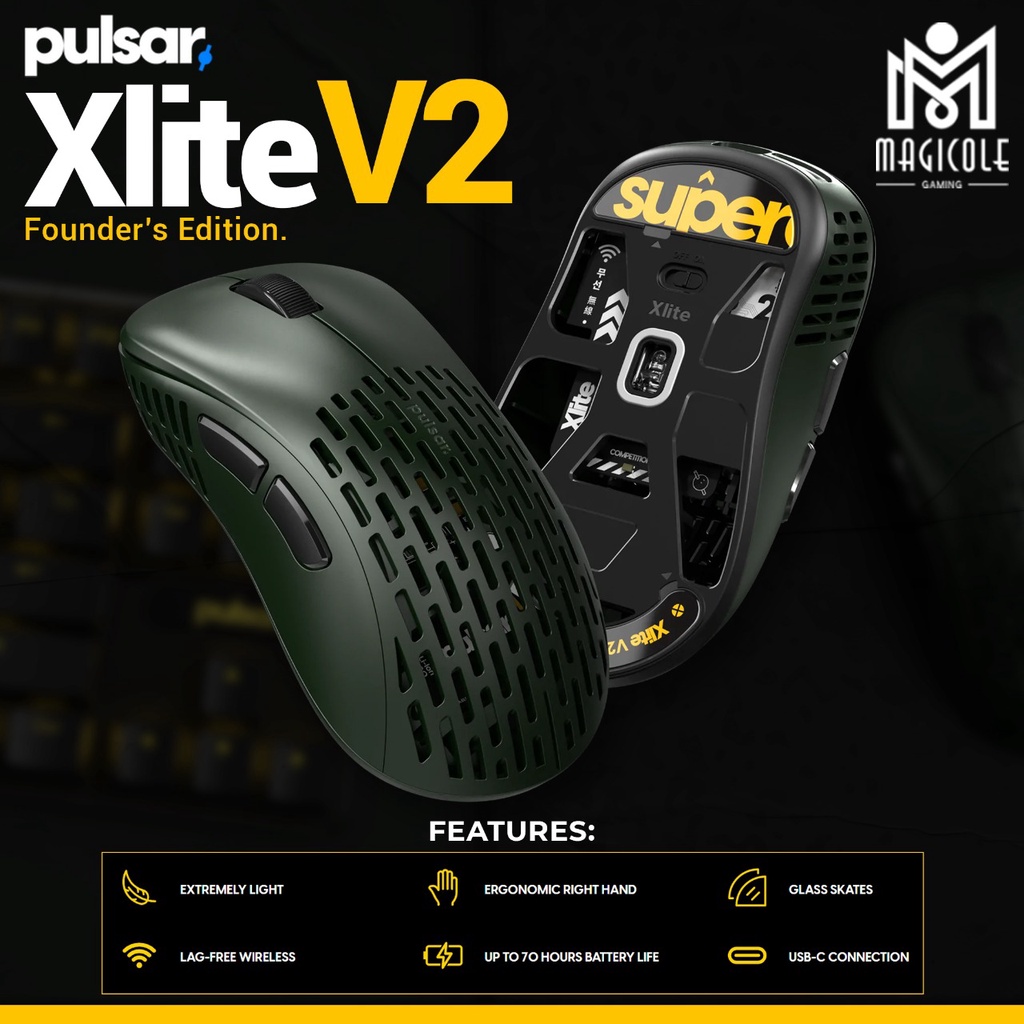 Jual Pulsar Xlite V2 Mini Founder Edition Wireless Gaming Mouse