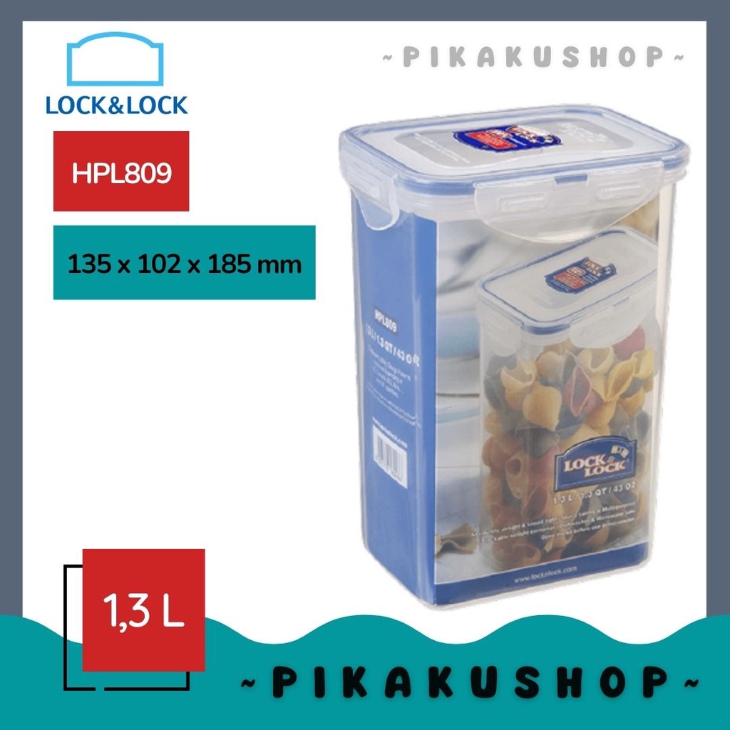 Jual Lock & Lock n Lock HPL809 Rectangular Tall Container 1.3L Lock