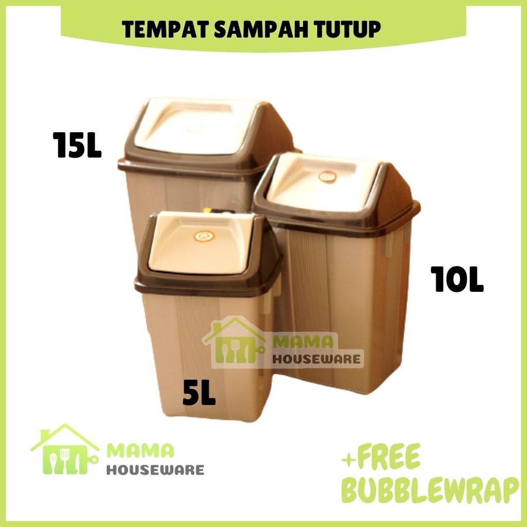 Jual Tempat Sampah Tutup Goyang / Tong Sampah / Tempat Sampah Tertutup ...