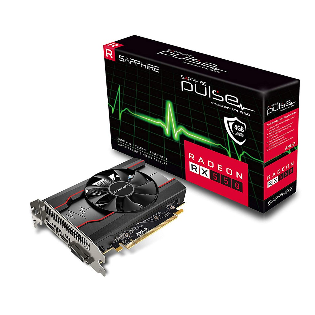 Jual VGA Sapphire Pulse Radeon RX550 4GB Ddr5 | Shopee Indonesia