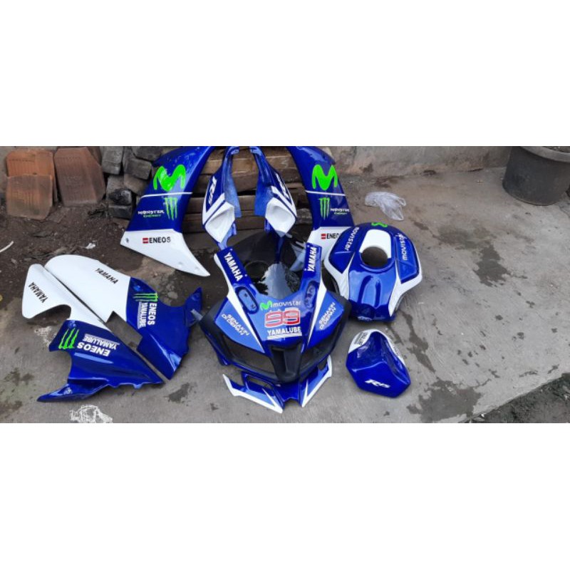 Jual Cover Body Bodi Belakang Paket Full Set Yamaha R V Shopee Indonesia