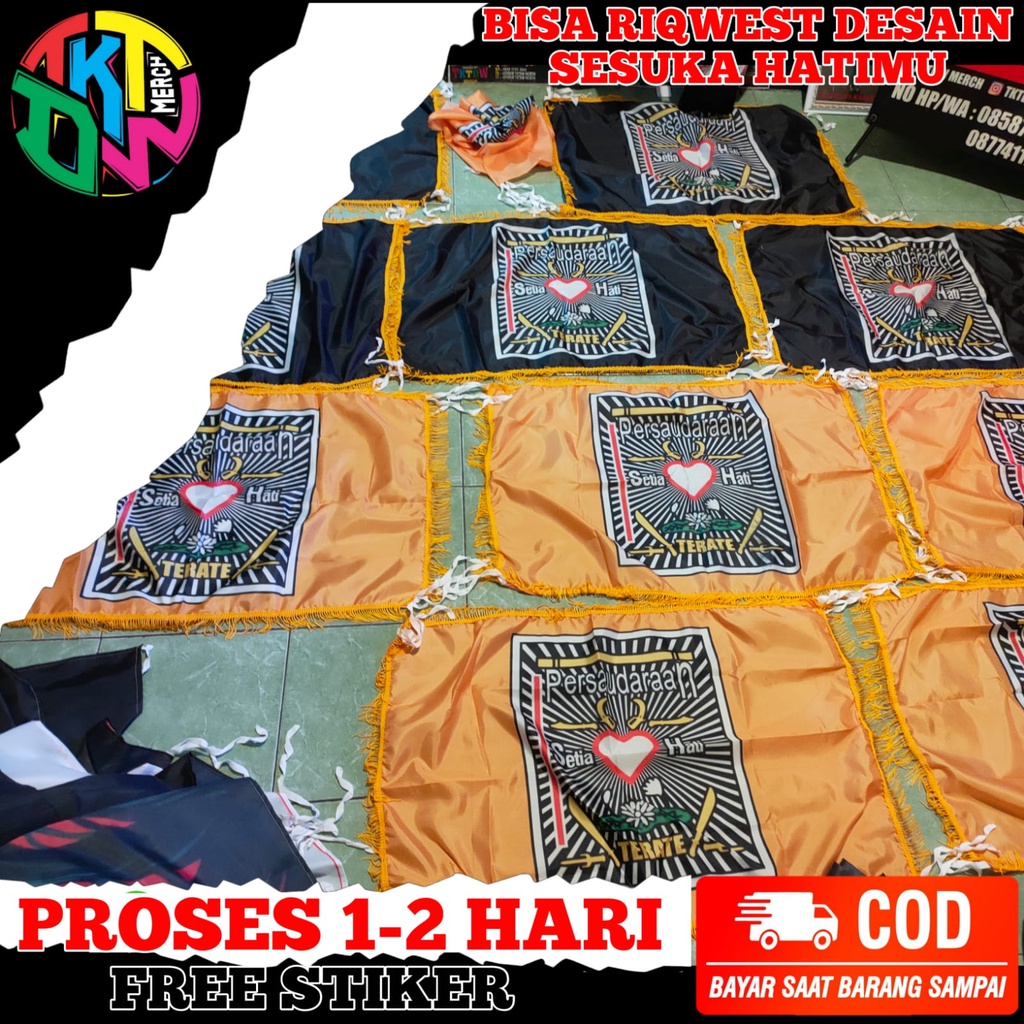 Jual BENDERA READY STOK BANYAK (PSHT LAMBANG KUNING/HITAM) HARGA MURAH ...