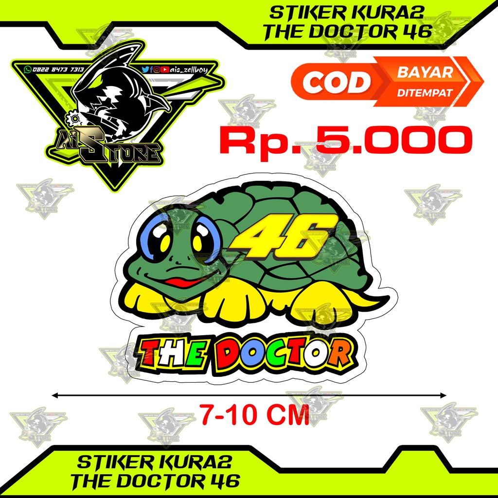 Jual Stiker The Doctor 46 Kura Kura | Shopee Indonesia