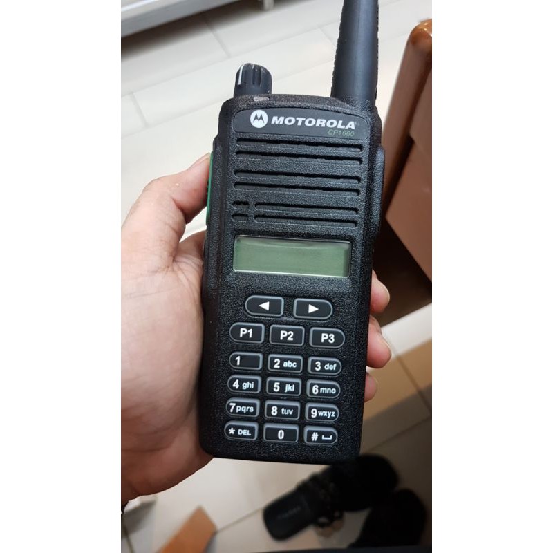 Jual HT Motorola CP 1660 VHF Second Original Lengkap Charger Free