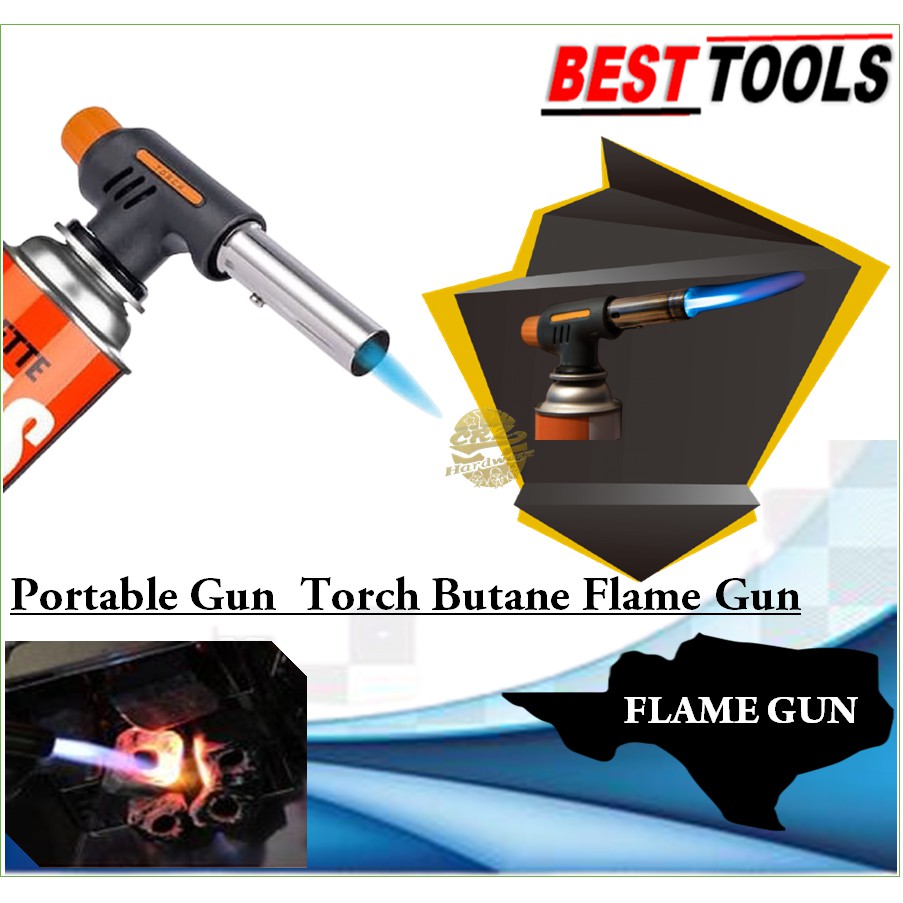 Jual Flame Gun Fire Blow Torch Kepala Gas Portable Pematik Api Gas ...