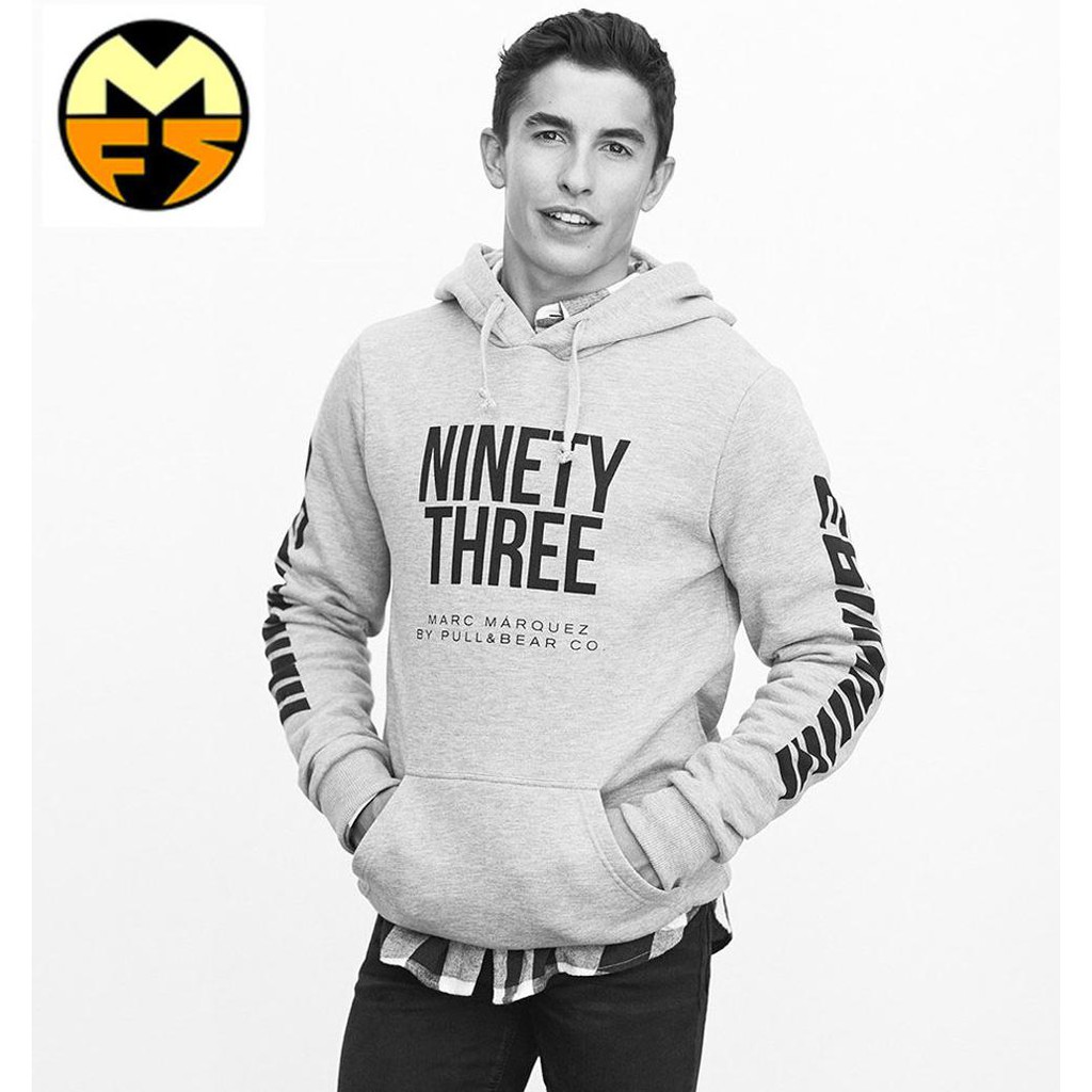 Bikers Hoodie Jaket Marc Marquez 93 Pull And Bear Abu