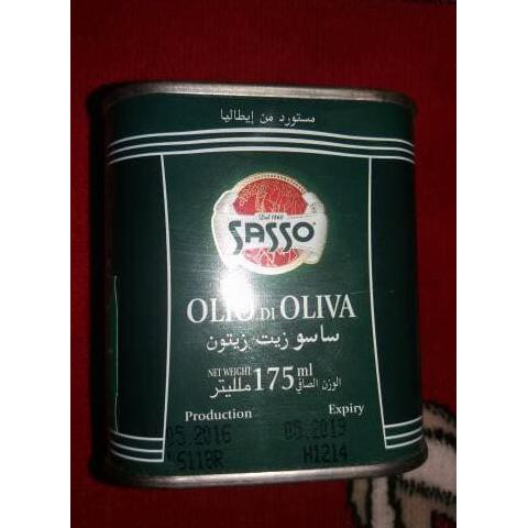 Jual Murah Minyak Zaitun Sasso 175 Ml - Olio Di Oliva ( Impor Dari