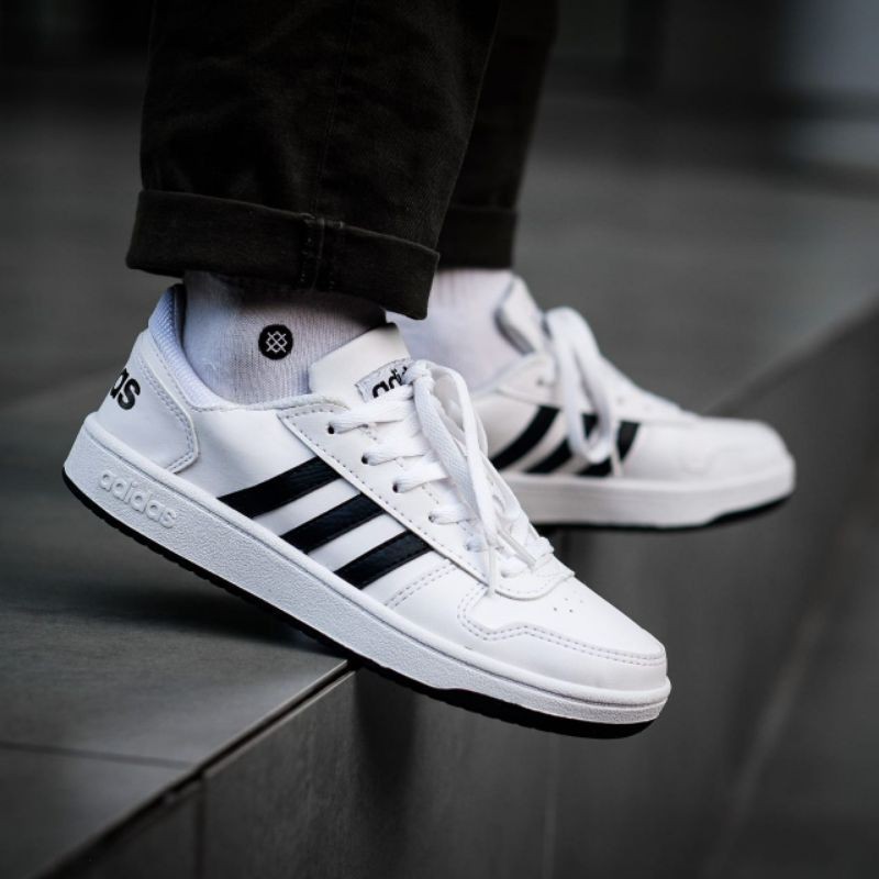 Adidas hoops 2.0 low white online