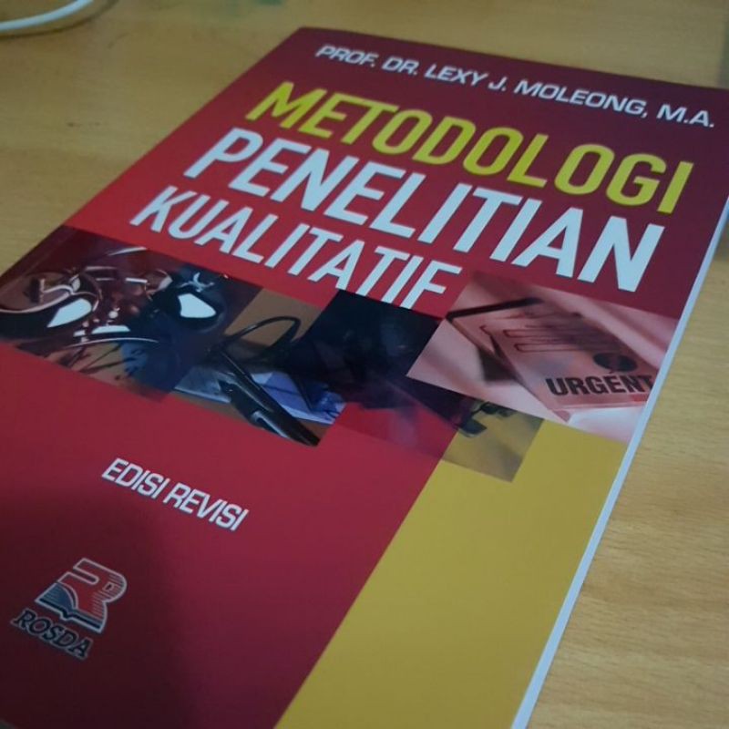 Jual Buku Metodologi Penelitian Kualitatif Lexy Moleong (Like New ...