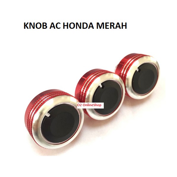 Jual Knob Ac mobil Honda Knob ac merah Honda Mobilio Knop ac honda Brio
