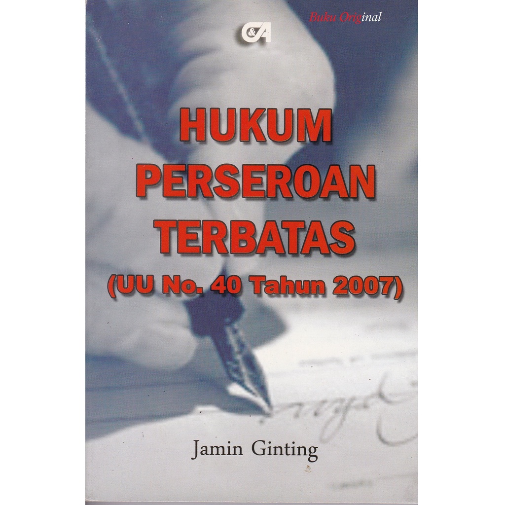 Jual buku hukum perseroan terbatas uu no 40 tahun 2007 shopee indonesia