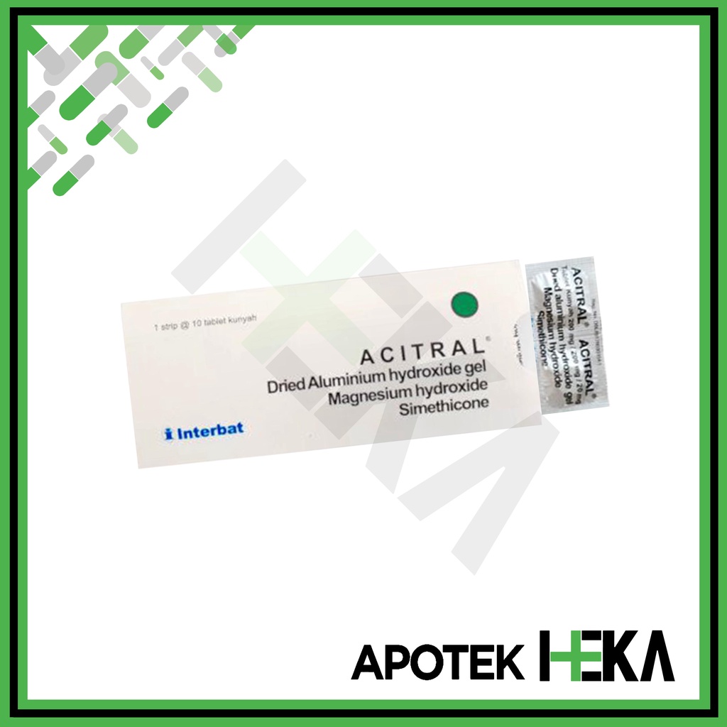 Jual Acitral Tablet Strip isi 10 - Obat Asam Lambung (SEMARANG ...