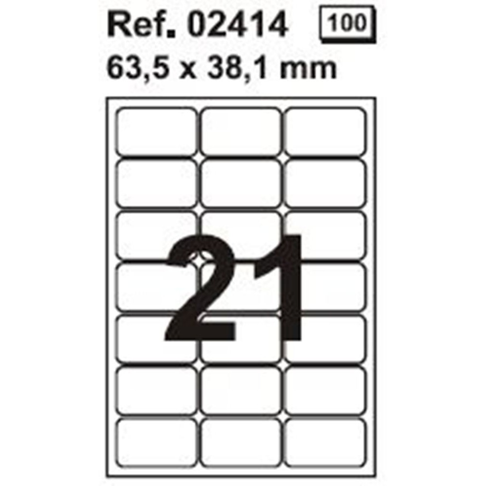 Jual [BMS Semarang] Apli White Paper Labels A4 Round (1 Pak Isi 5 ...