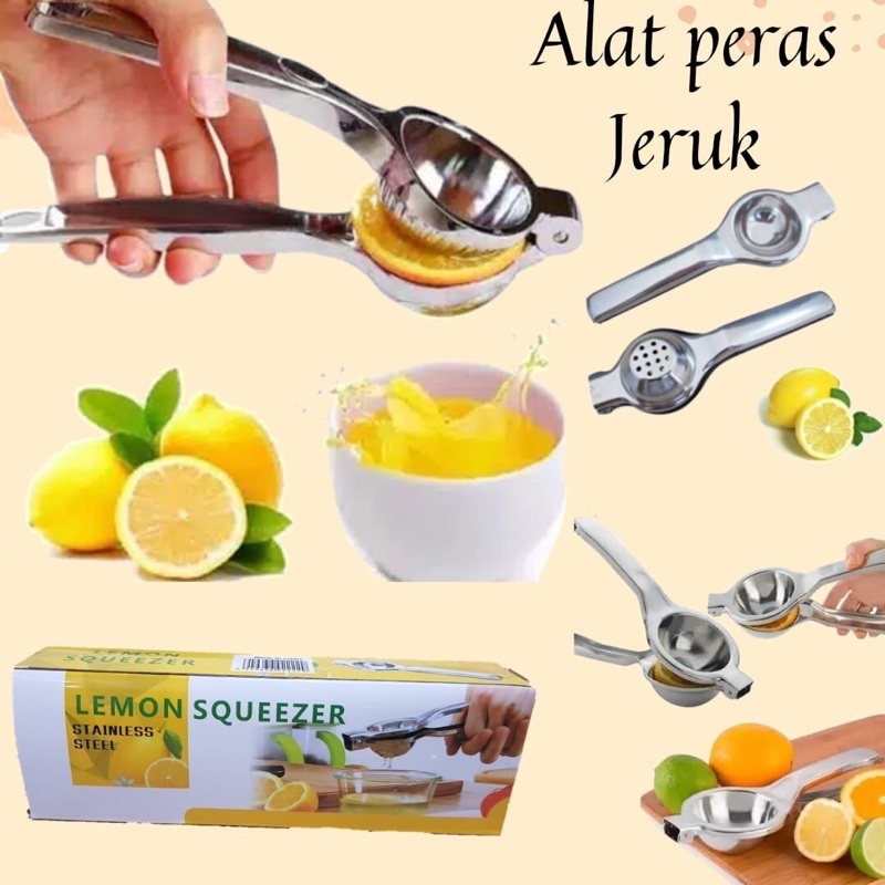 Jual ALAT PERASAN JERUK MINI / PERASAN LEMON BAHAN STAINLESS ALAT PERAS ...