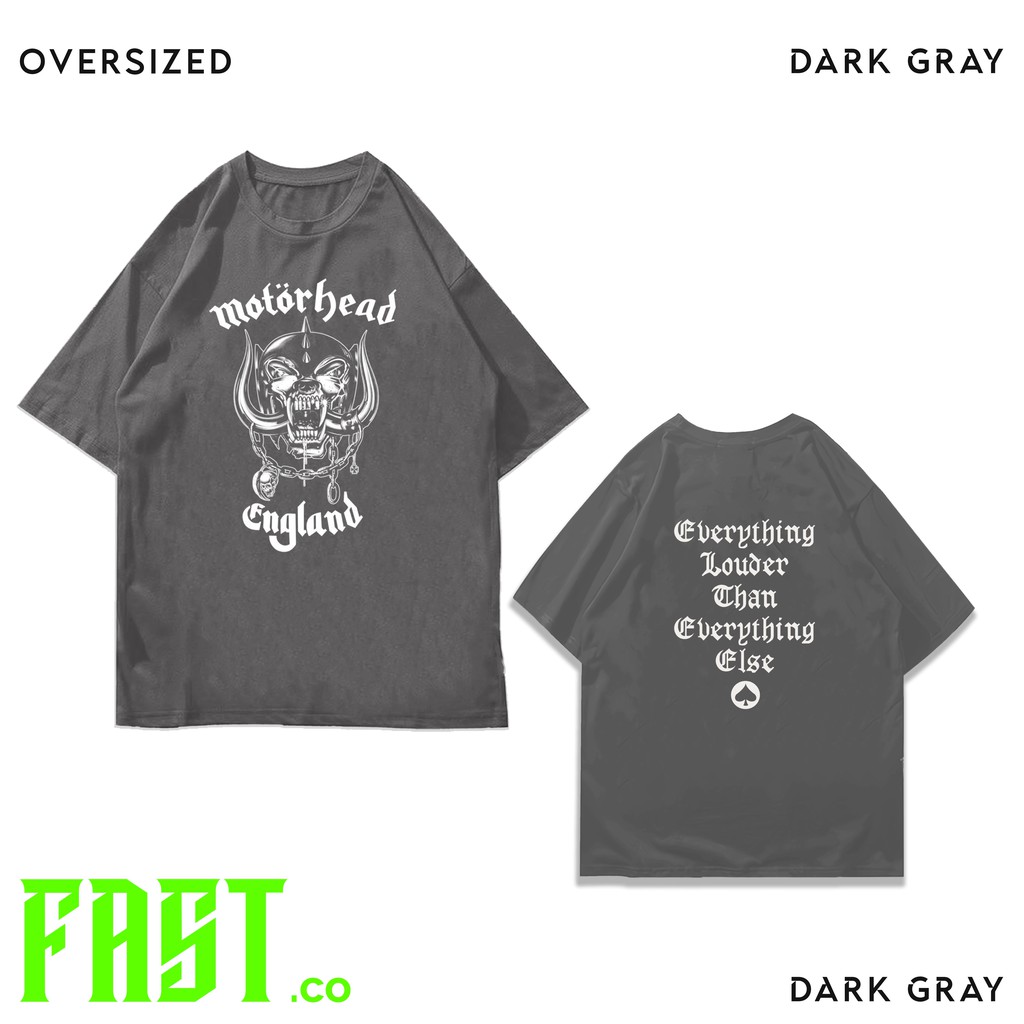 motorhead t shirt everything louder than everything else