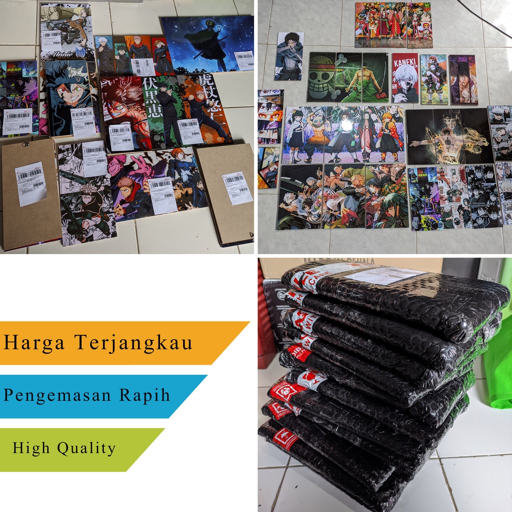 Jual Poster bingkai Kayu team Naruto / Dekorasi Kamar / Hiasan Dinding ...