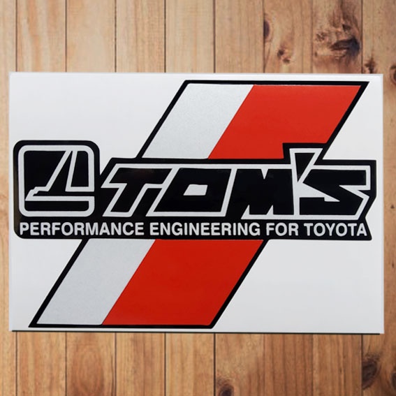 Jual Sticker Toyota Toms Performance Engineering ln | Shopee Indonesia