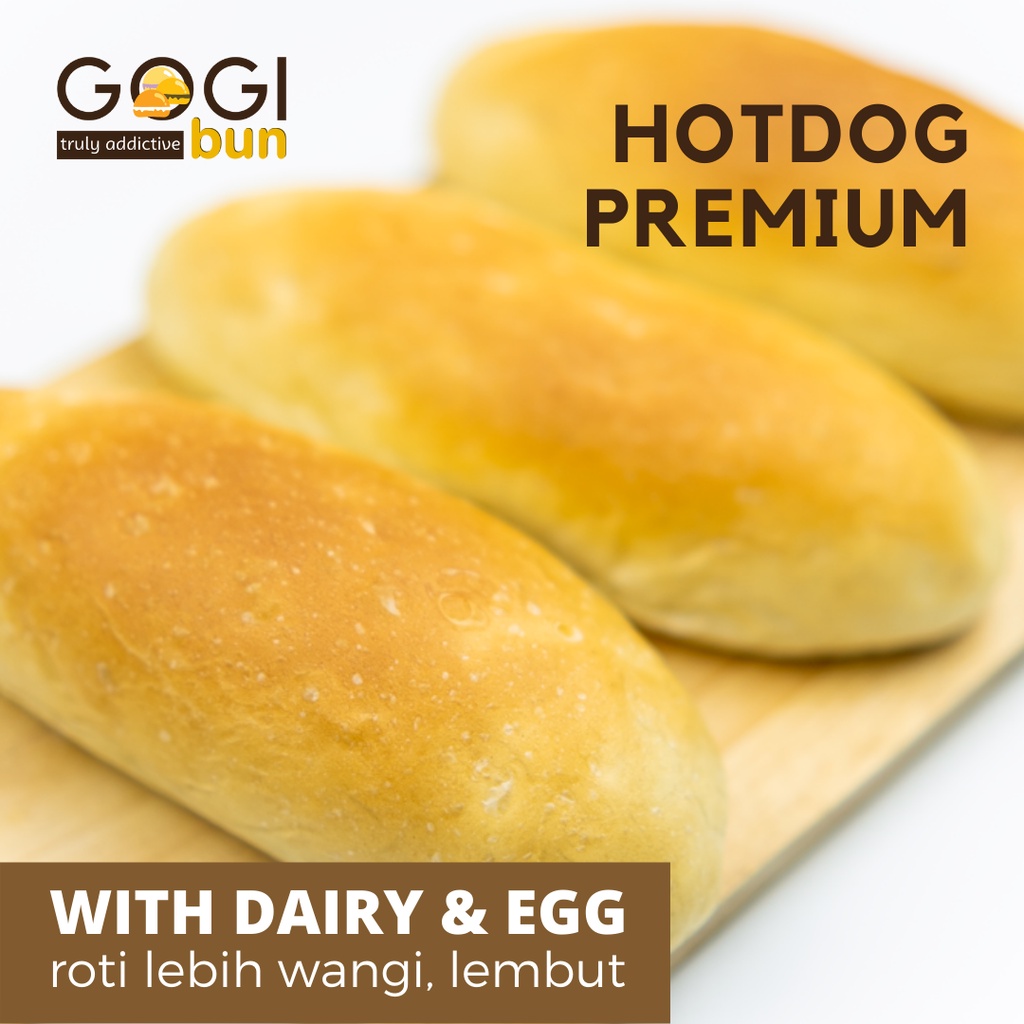 Jual Hotdog Bun PREMIUM / Roti Hotdog Burger Roti Hotdog PREMIUM Roti ...