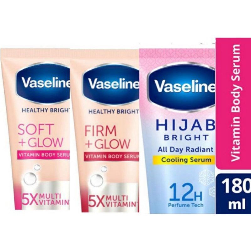 Jual Vaseline Hijab Healthy Bright 180ml Hand Body Lotion Serum Soft Glow Firm Shopee 6078