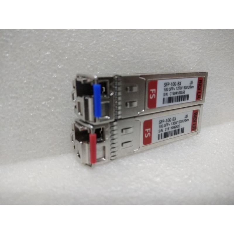 Jual FS SFP 10GBASE-BX BiDi SFP+ 1270nm-TX/1330nm-RX 20km DOM LC SMF ...