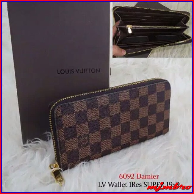 Jual dompet wanita lv amore 1 resleting damier di lapak dotaf